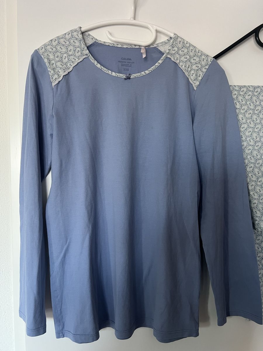Calida Negligees & Pigiami: Calida Pyjama, hellblau, Grösse XXS, 34 – Usato da Langenthal venduto da Alperose_5 1