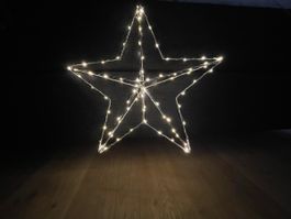 Weihnachtsstern für Fenster mit Zeitschaltuhr