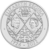 UK - 5 Pounds - Life and legacy of the Queen 2022 UNC