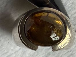 🍯🐝 TURMALIN  Cabochon in Silbering   Grösse  60