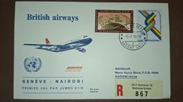 Swissair Genève - Nairobi 05.07.1976