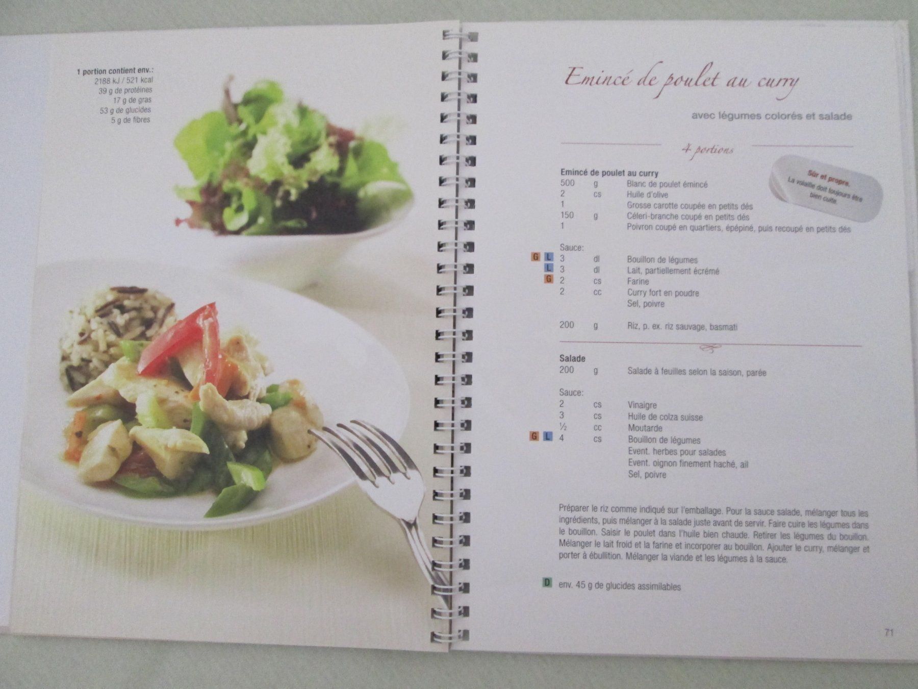 Libri: Cuisine légère - Cuisine facile – Usato da Neuchâtel venduto da Dualseele 7