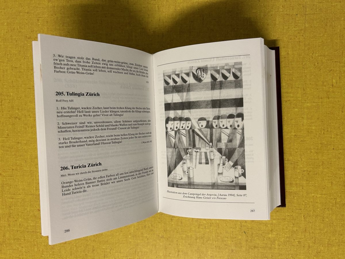 Libri: Schopper Liederbuch der Schweizer Studenten. – Usato da Lanzenhäusern venduto da vic63 6