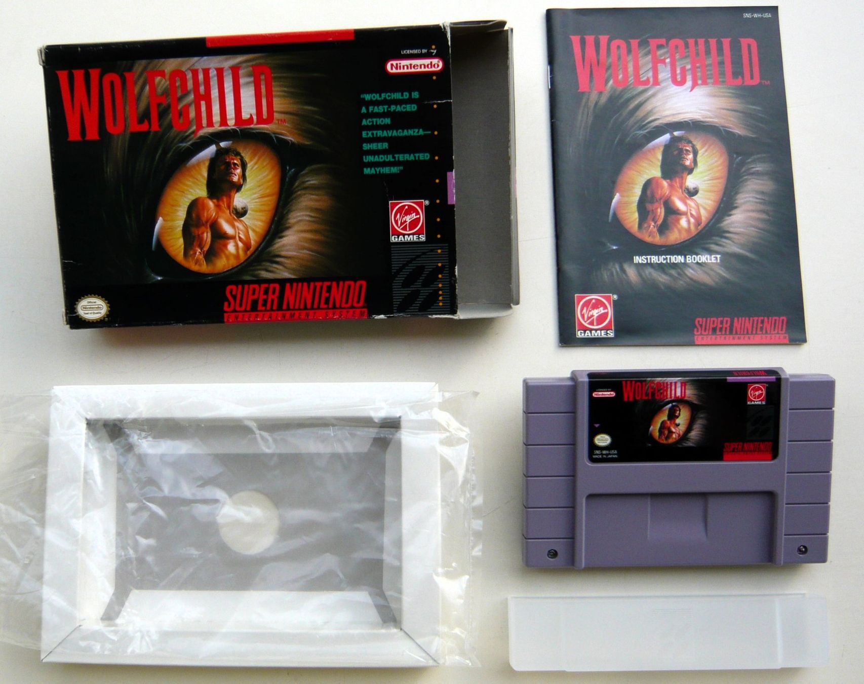 Nintendo Giochi: SNES:  Wolfchild – Usato da Onex venduto da Jaguar1986 2