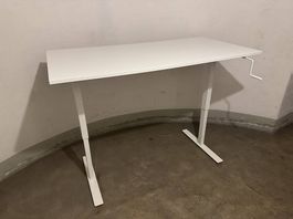 IKEA TROTTEN Sitz-/Stehschreibtisch 160×80 cm