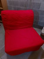 Fauteuil-lit rouge