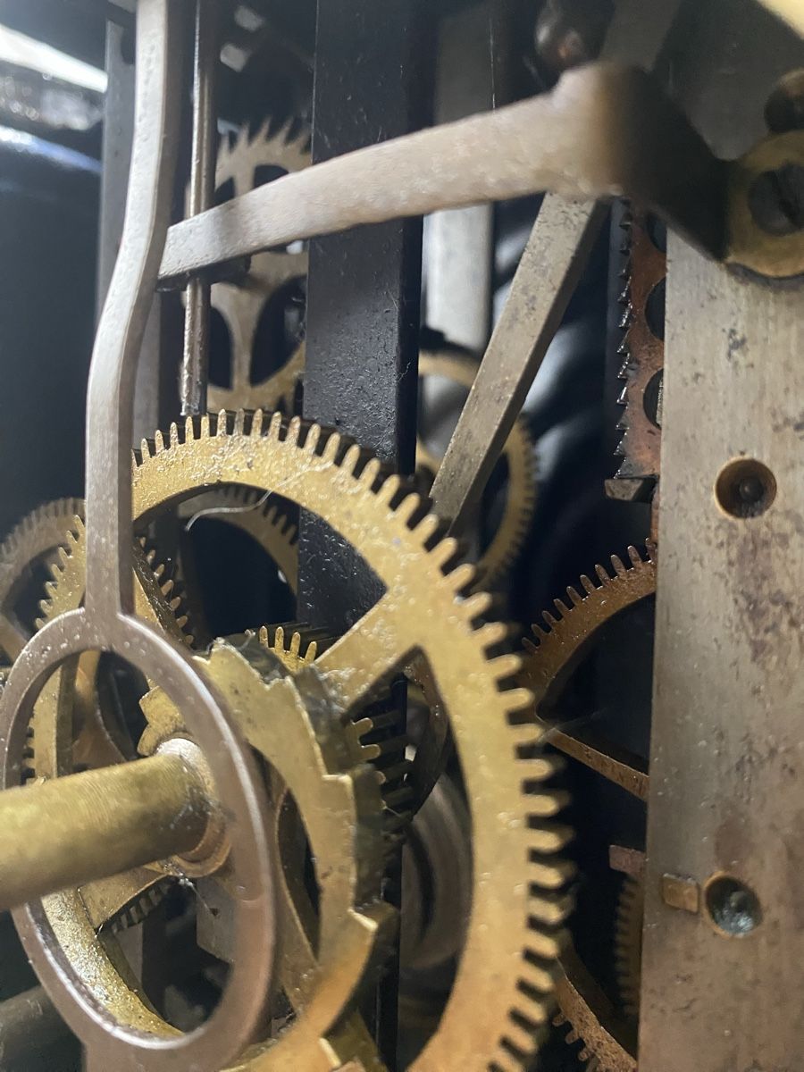 Uhren: Wanduhr mit Glocke, Pendel und Gewichte – Gebraucht aus Adetswil von rof01 2