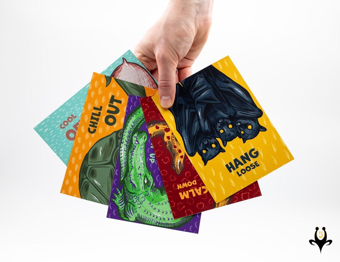 Cartoline: Ultra Cool! Tierisches Postkarten Set – Nuovo (secondo la descrizione) da Unterlunkhofen venduto da getwellsoon