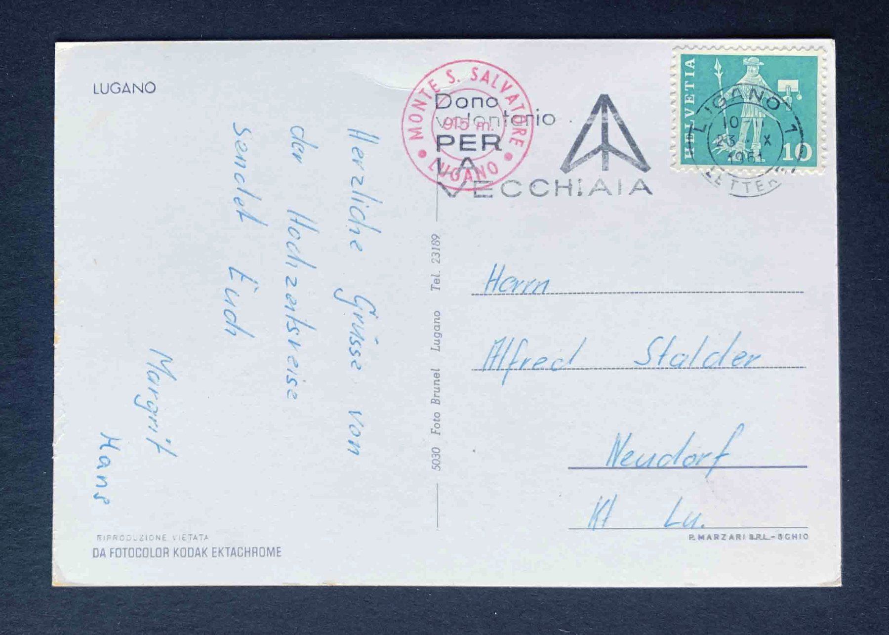 Cartes postales: AK Lugano – D'occasion à Goldau par artelier1 1