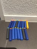 17 mehrfarbige Nerf Darts in gutem zustand