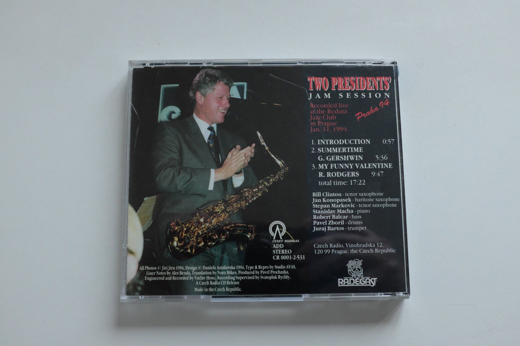 CDs: Two Presidents' Jam Session Praha '94 Bill Clinton – Gebraucht aus Basel von chu_d5w2 1