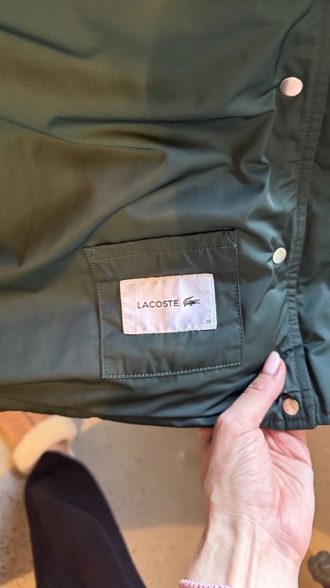 Lacoste Cappotti: Lacoste winter coat, size 38, dark green and blue – Usato da zug venduto da Inaar 5