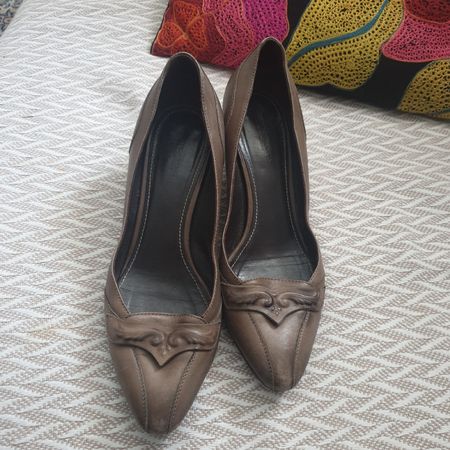Bottega Veneta Lederpumps Gr. 38 1/2