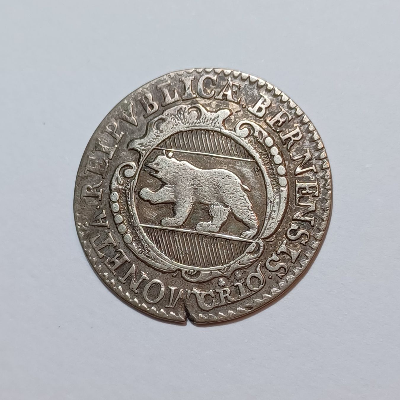 Tutti le monete: 10 Kreuzer 1679 Bern – Usato da Pfäffikon ZH venduto da Schweizer_Muenzen