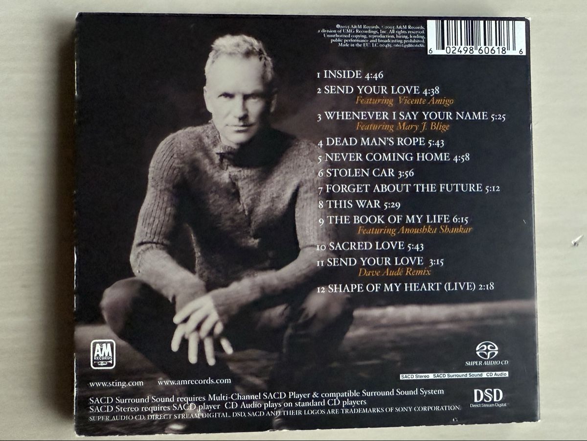 CD: Sting - Sacred Love CD Limited Edition – Usato da Oberried Brienz venduto da Chyara 1