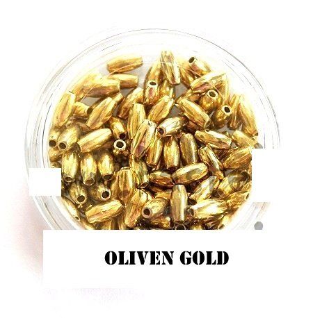 Perle (finte): Oliven (Reiskorn) gold – Nuovo e nell'imballaggio originale da Schlatt TG venduto da kreativ-atelier