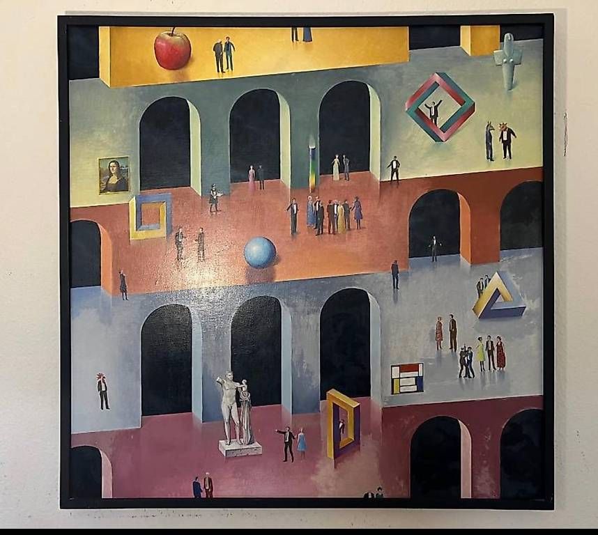 Gemälde: Gemälde Surrealismus – Gebraucht aus Zürich von erik__