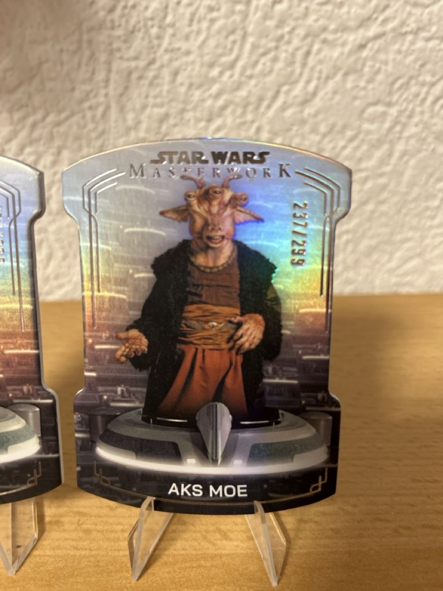 Star Wars Carte collezionabili: Carte Star Wars Masterwork Aks Moe 237/299 Lott Dod 154/299 – Nuovo (secondo la descrizione) da la chaux-de-fonds venduto da swann88 3