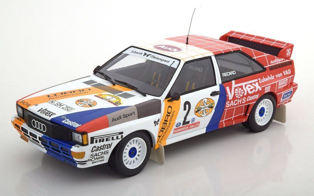 Trofeu / Spark – Audi Quattro 4th Manx 85 N°2 Demuth/Radaelli, 1/43 (prévente)