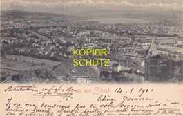 Gruss aus Zürich (Blick von der Waid) /ad