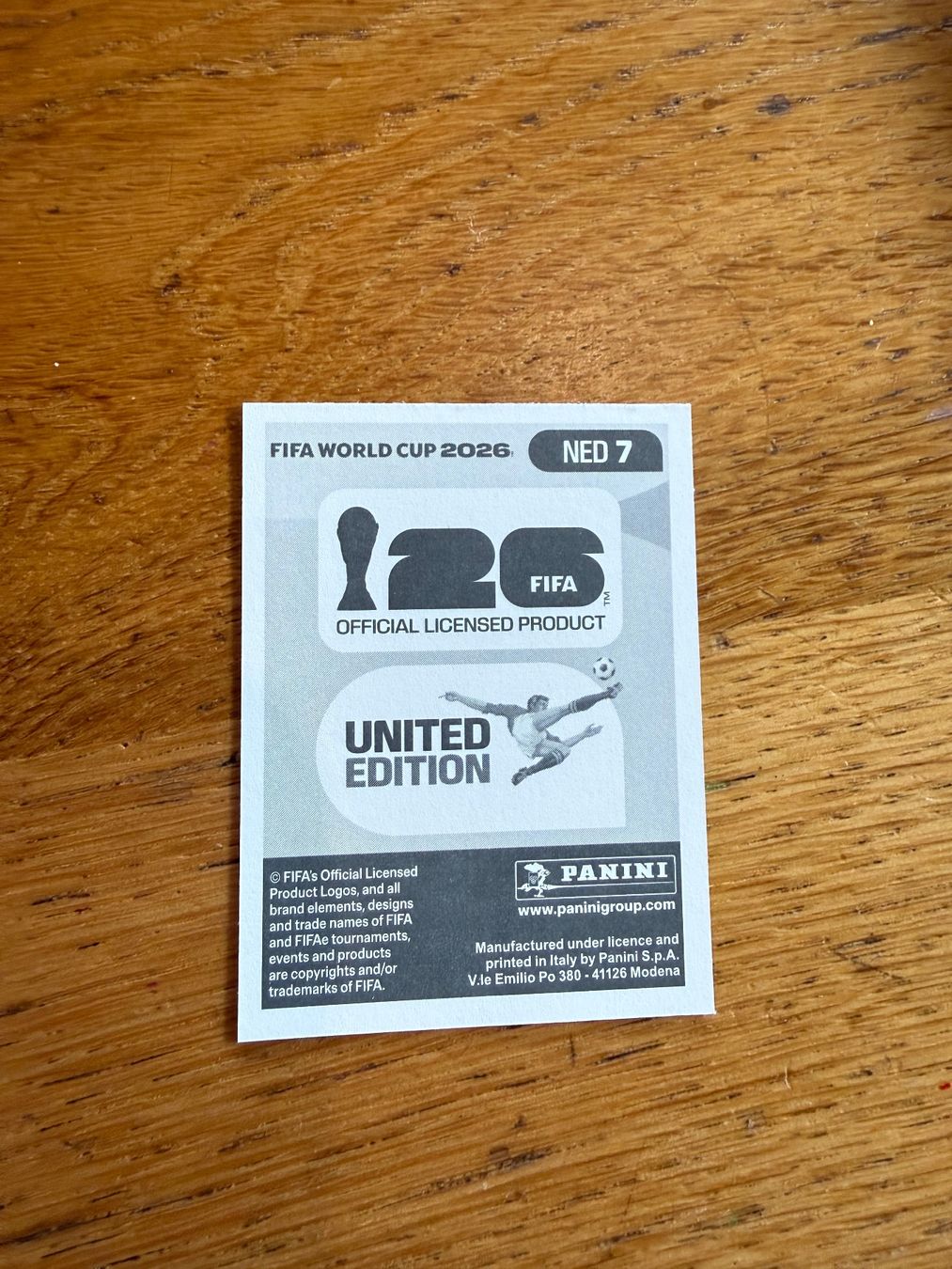 Panini Carte collezionabili: Panini Sticker 2026 NED 7 – Nuovo (secondo la descrizione) da Masein venduto da Buender45 1