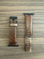 Lederarmband braun Apple Watch 44