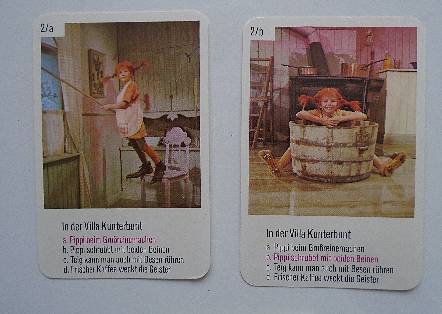 Spiele: vintage Quartett PIPPI LANGSTRUMPF / komplett – Gebraucht aus Pfeffingen von Elfenstein 2