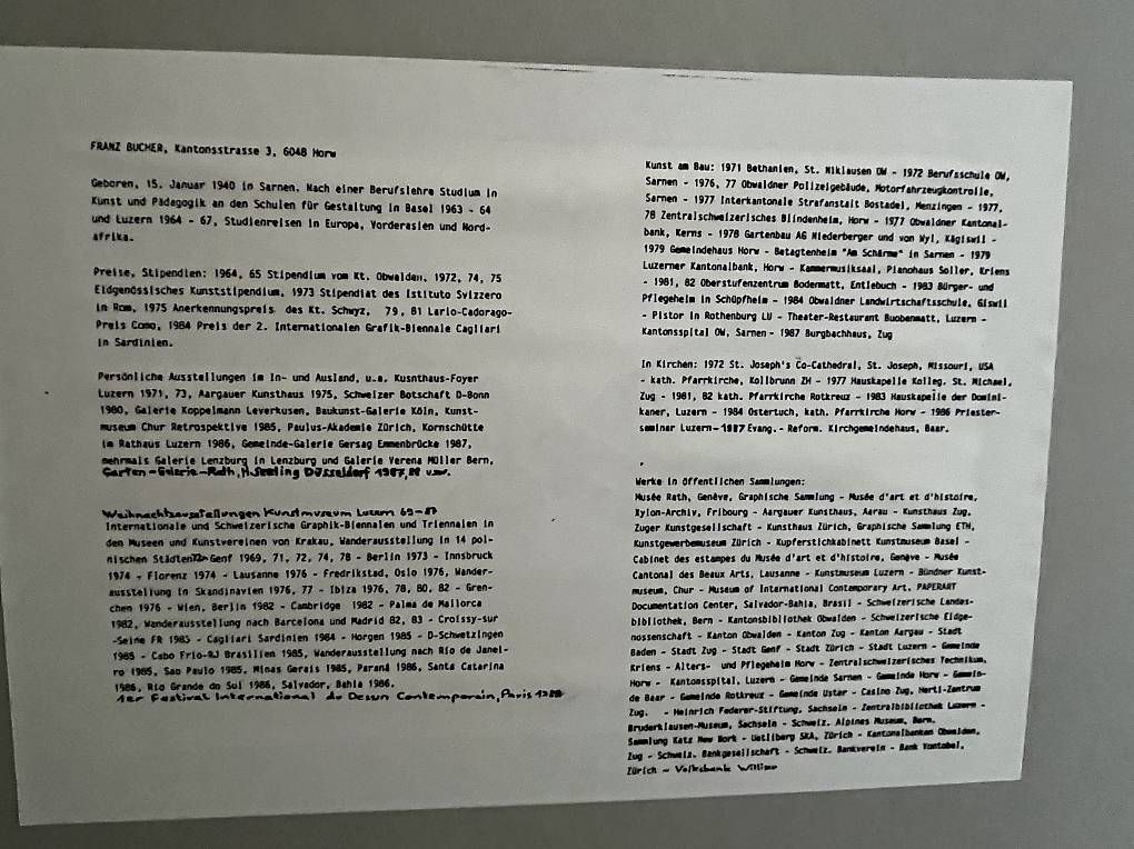 Poster & Bilder: Orginal Bilder Franz Bucher Horw – Gebraucht aus Hochdorf von sha_l8l8 4