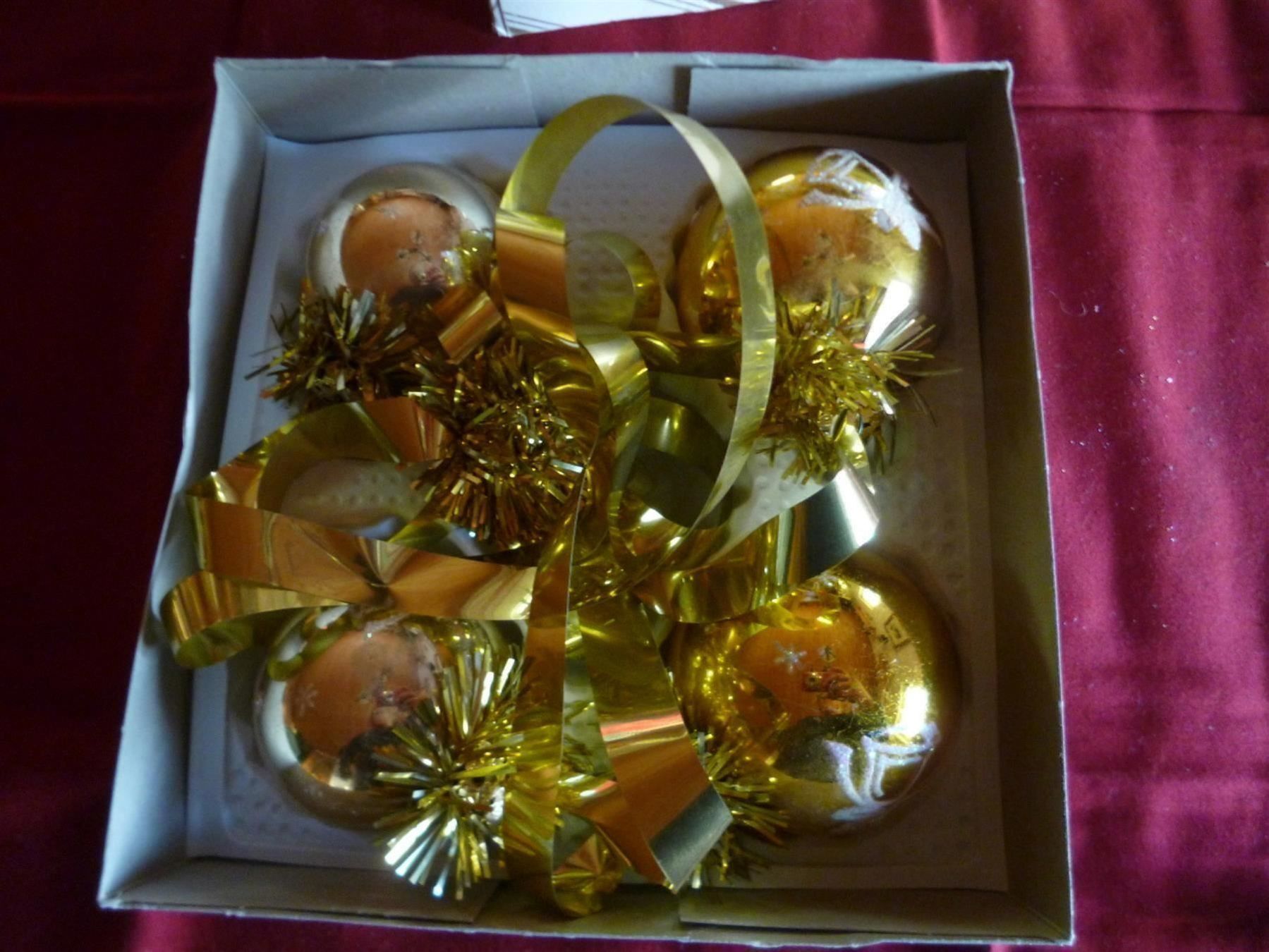Tutte le decorazioni: 4 Weihnachtskugeln Christbaumschmuck Weihnachtsmann Advent – Nuovo e nell'imballaggio originale da Luzern venduto da Weihnachtsschmuck 8
