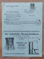 Werbebrief mit Illustration Stromrechnung 1924