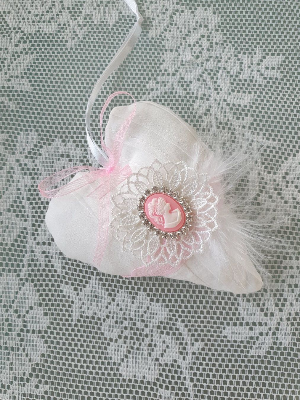 Tutte le decorazioni: Geschenk Herz Deko Shabby Chic Spitze Muttertag Geburtstag – Nuovo e nell'imballaggio originale da Gossau ZH venduto da Goes05 2