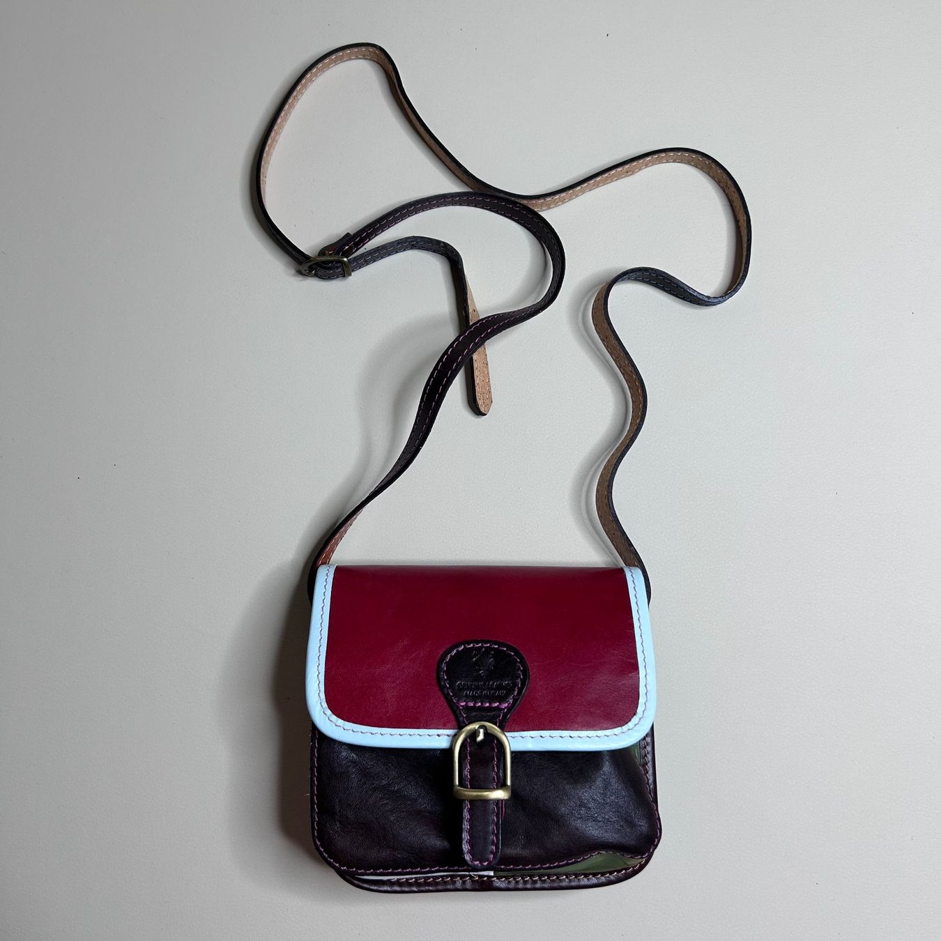 Taschen für Damen: Colorful Small Leather Bag – Gebraucht aus St. Gallen von look-twice