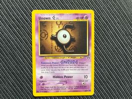 Pokemon Unown non Holo Neo Discovery