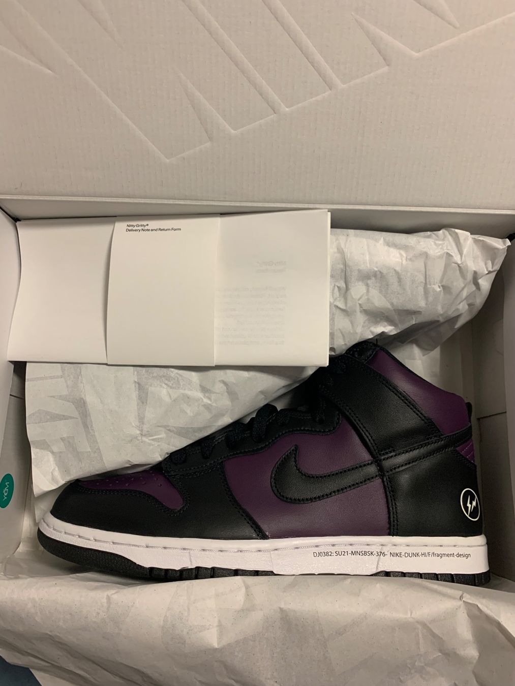 Nike Scarpe da uomo: Nike Dunk High Fragment Beijing Neu !! EU 43 – Nuovo e nell'imballaggio originale da Tuggen venduto da Kawest0 3