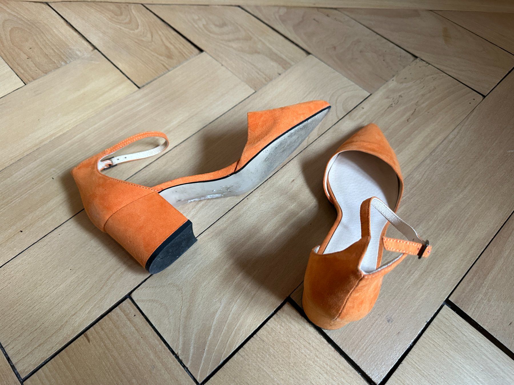 Scarpe da donna: BIANCO - Sandalette orange 39 – Usato da Zürich venduto da Diazaio 3
