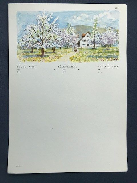 Documenti: PTT-Telegrammformulare - vintage – Nuovo (secondo la descrizione) da Niederscherli venduto da Lucia16 1