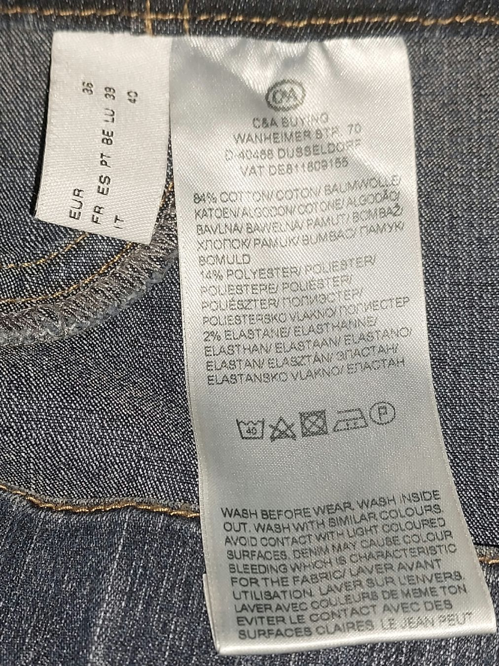 C&A Gonne: Jeansrock C&A - Gr. 36 – Usato da Gränichen venduto da RetoLexi 3