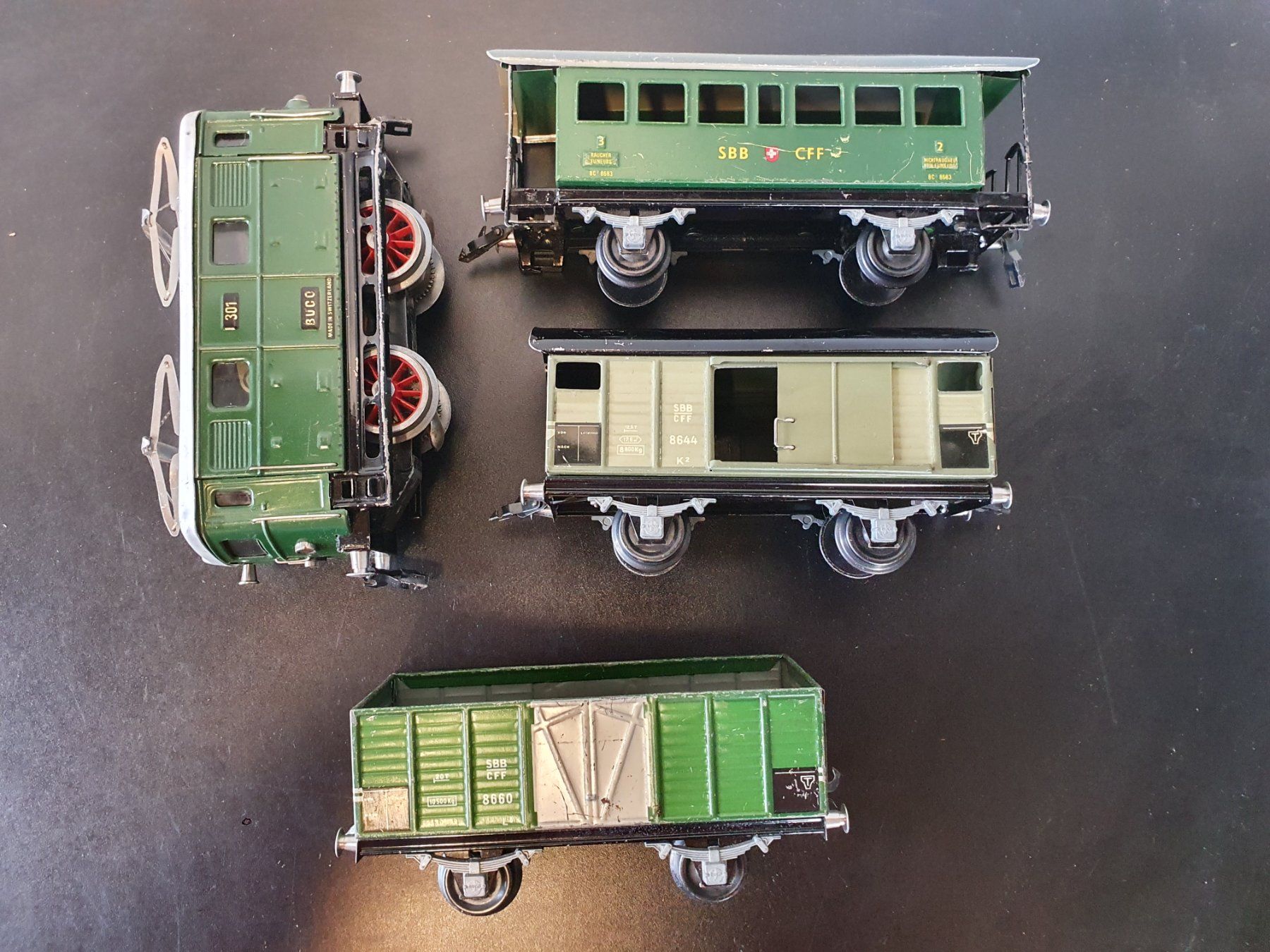 Buco Modellini di ferrovie: BUCO:0: ZUG 4-TEILIG ELEKTRISCH – Usato da Biglen venduto da taunus82