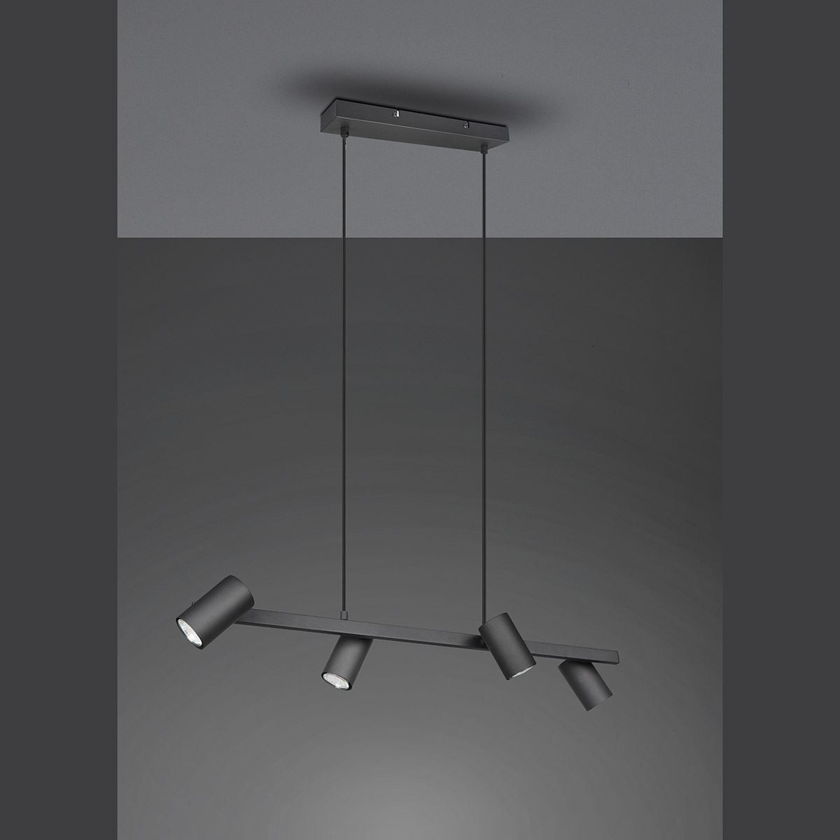 Lampadari & plafoniere: Pendelleuchte, 4 Spots, Schwarz , IP20 – Nuovo (secondo la descrizione) da Kreuzlingen venduto da Smart-Light 3