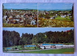 AK FLAWIL SG, Dorfansichten mit Schwimmbad, Mehrbild