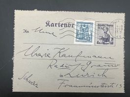 AK 1959 Ö Kartenbrief Wien   (G745)