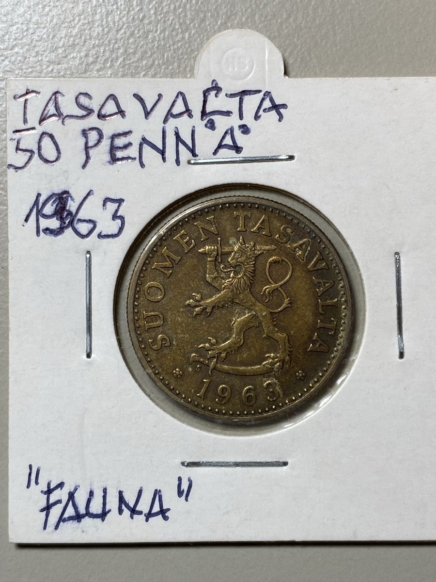 Tutti le monete: Finland - 50 pennia - 1963 – Usato da Payerne venduto da Mike1682