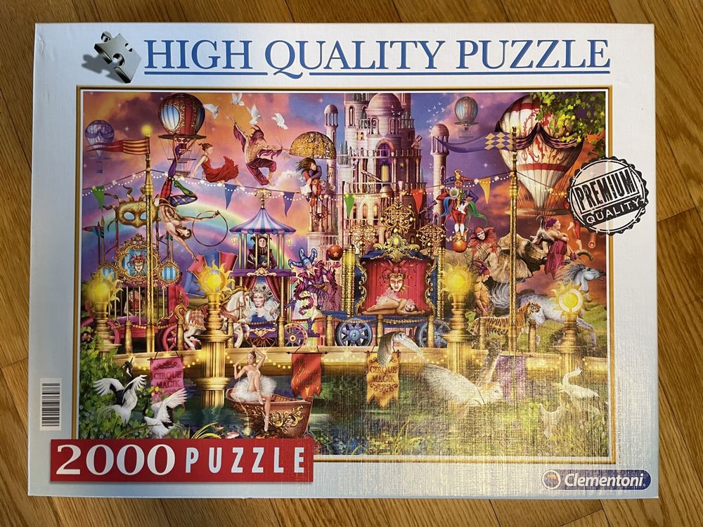 Ravensburger Puzzle Kunterbunter Blütenwirbel 2000 Teile - Softclick