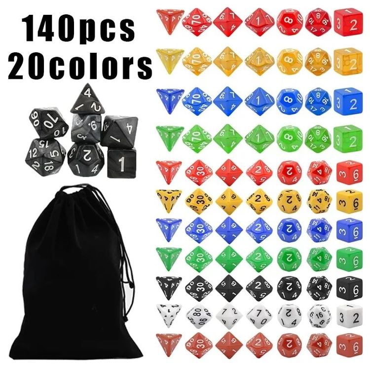 Wiz Dice Crimson Queen Würfel-Set – 7 Polyedrische Würfel In Dunkelrot, Mit Displaybox