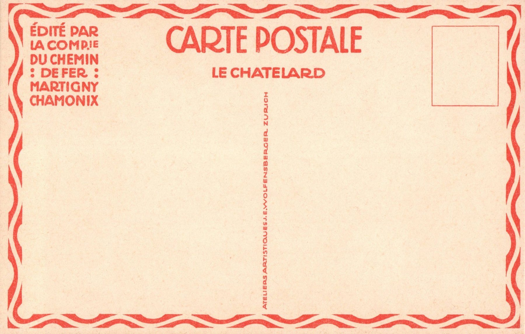 Cartoline postali: Alte Ansichtskarte Le Chatelard, ungelaufen, Top Zustand! – Nuovo (secondo la descrizione) da Zürich venduto da axolottchen 1