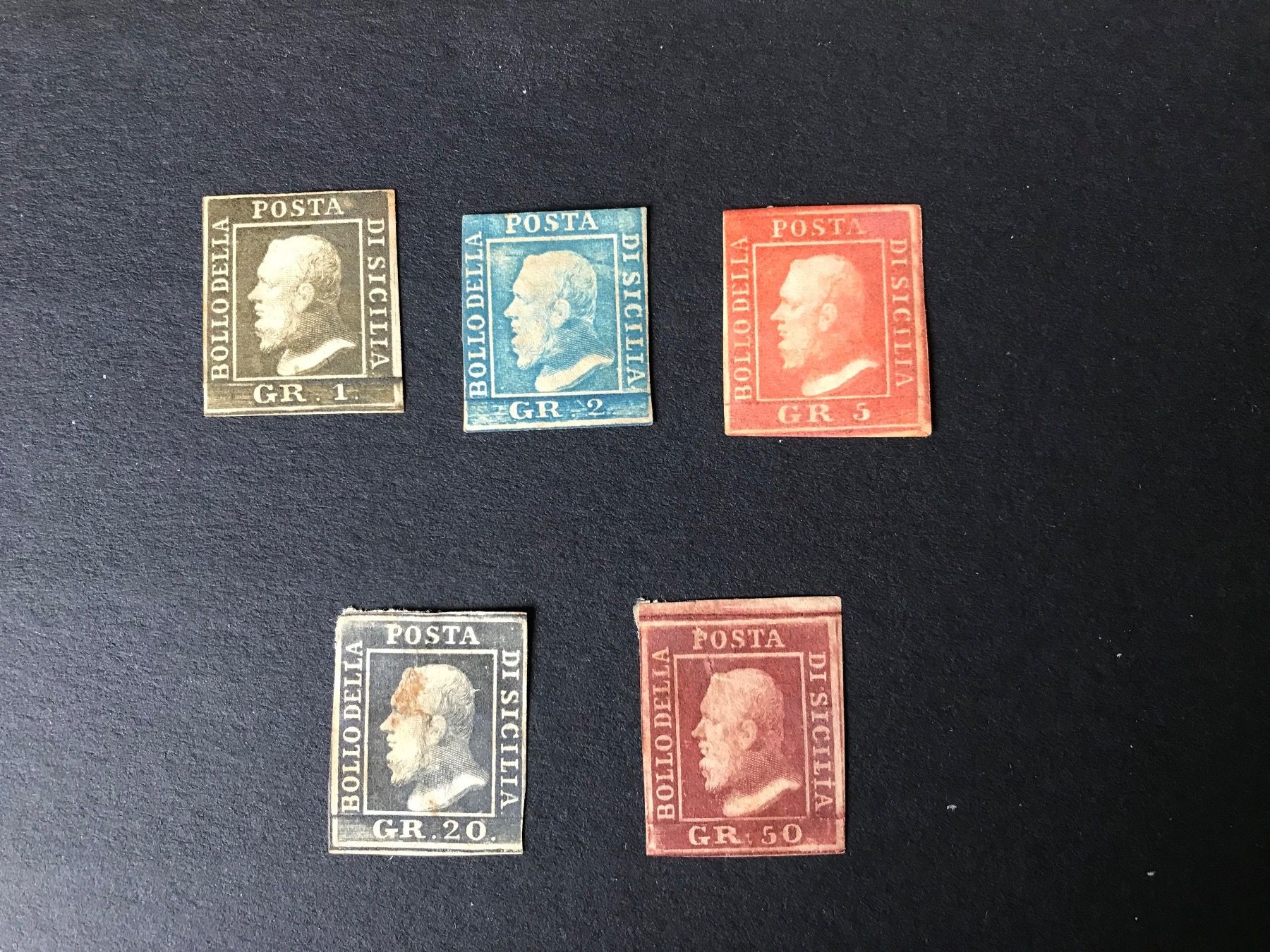 Alle Briefmarken: 1859, Sizilien - König Ferdinand – Neu (gemäss Beschreibung) aus stäfa von brandy66