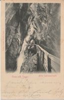 CH 180 Ragaz, Gruss aus Ragaz, Taminaschlucht, 1901
