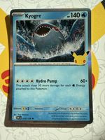  Pokémon 30th celebrations 🇬🇧 Kyogre  019/128 