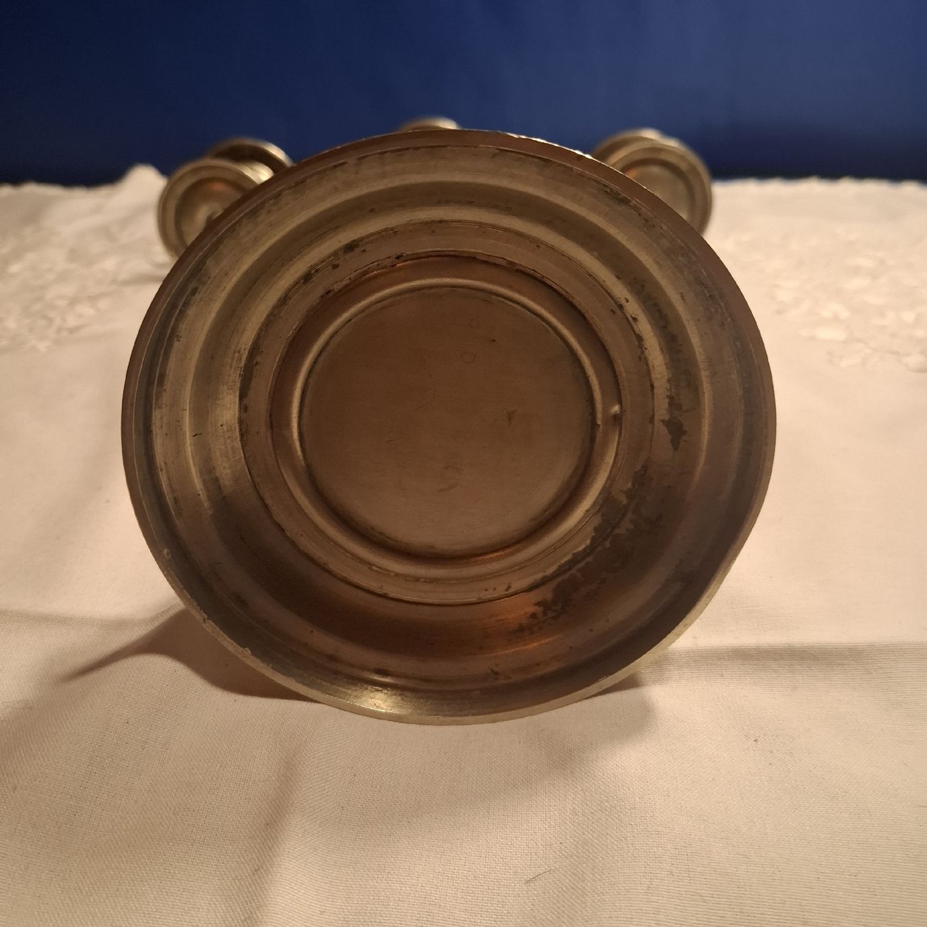 Portacandele: 3 Facher Kerzenhalter Messing – Usato da Nürensdorf venduto da DANG3REUX 3
