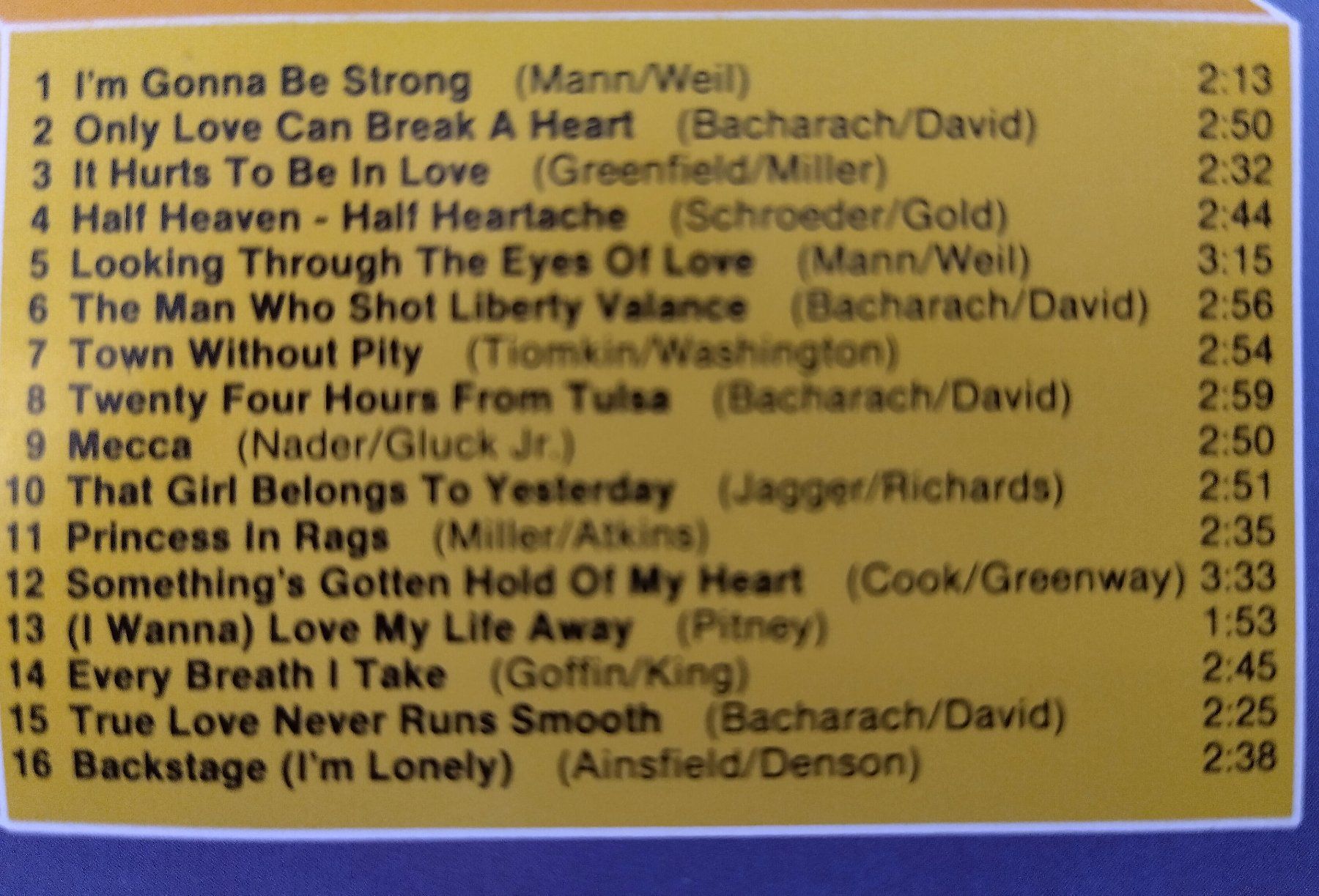 CDs: Gene Pitney - All The Hits  / CD ab Fr. 4.- – Gebraucht aus Bellach von JingleJerry 1